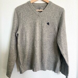 Mens Y2K vintage Express Lambswool sweater